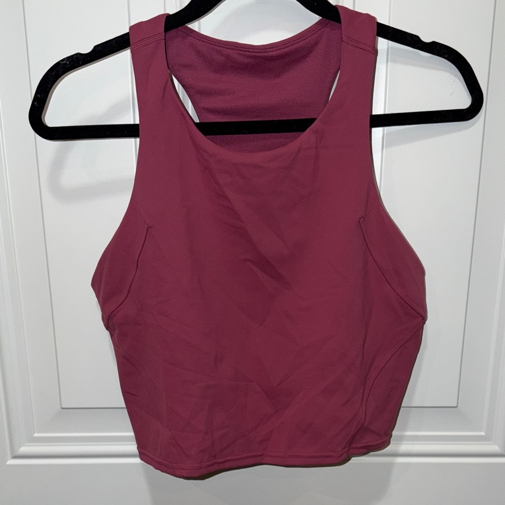 NWOT Lululemon Wunder Train Long Line Bra - size 12 in Brier Rose